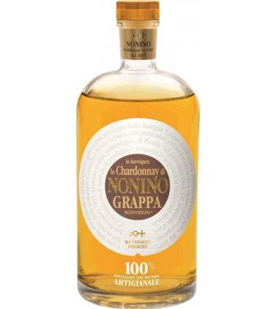 Grappa Lo Chardonnay Monovitigno im Barrique gereift 41% vol.