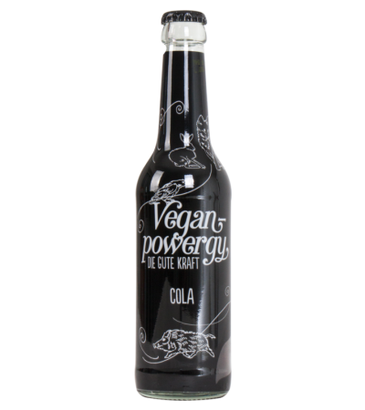 Vegan Powergy - Die gute Kraft - Cola - Koffeinhaltiges Erfrischungsgetränk mit Colageschmack