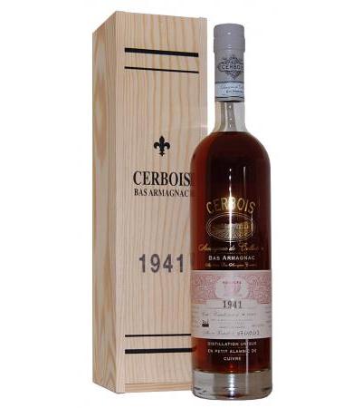 Armagnac 1941 Bas Armagnac Cerbois