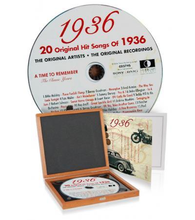 CD 1936 Musik-Hits in Luxusbox