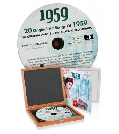 CD 1959 Musik-Hits in Luxusbox