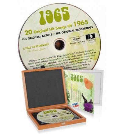 CD 1965 Musik-Hits in Luxusbox