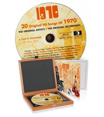 CD 1970 Musik-Hits in Luxusbox
