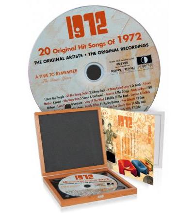 CD 1972 Musik-Hits in Luxusbox