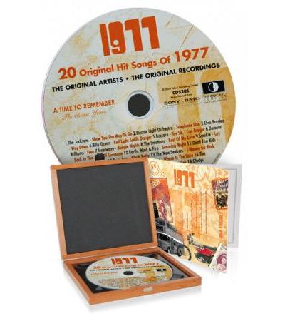 CD 1977 Musik-Hits in Luxusbox