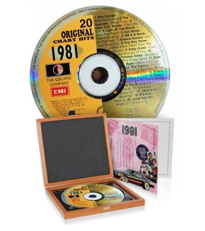 CD 1981 Musik-Hits in Luxusbox