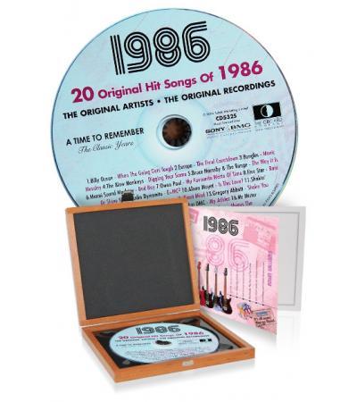 CD 1986 Musik-Hits in Luxusbox