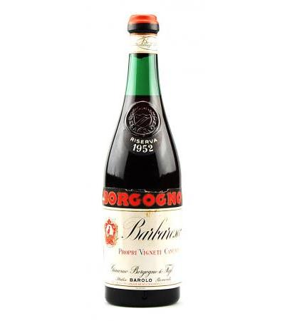 Wein 1952 Barbaresco Giacomo Borgogno Riserva
