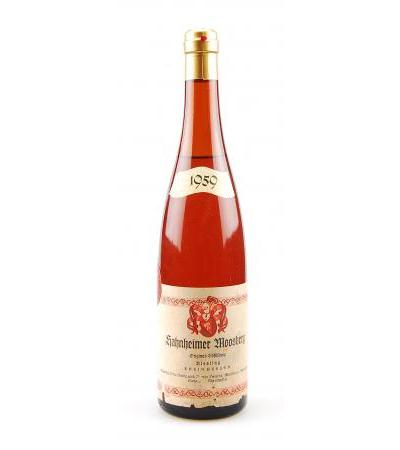 Wein 1959 Hahnheimer Moosberg Riesling