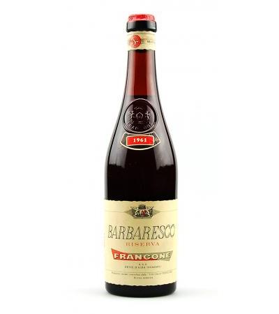 Wein 1961 Barbaresco Francone Riserva Numerata