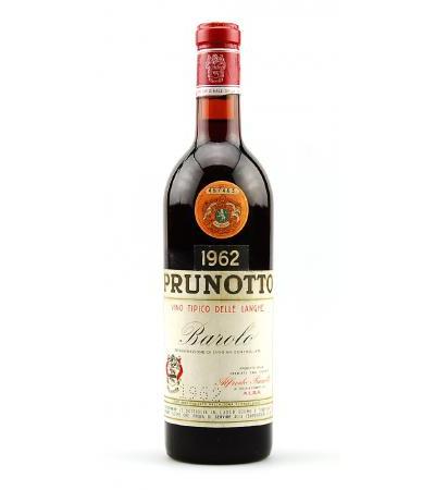 Wein 1962 Barolo Prunotto Vino Tipico delle Langhe