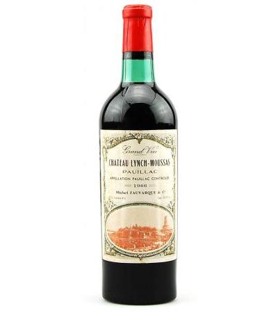 Wein 1966 Chateau Lynch-Moussas 5eme Grand Cru Classe