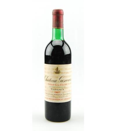 Wein 1967 Chateau Giscours 3eme Grand Cru Classe