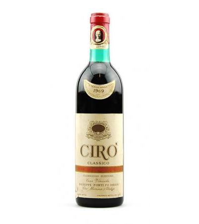Wein 1969 Ciro Classico Giuseppe Porti fu Diego