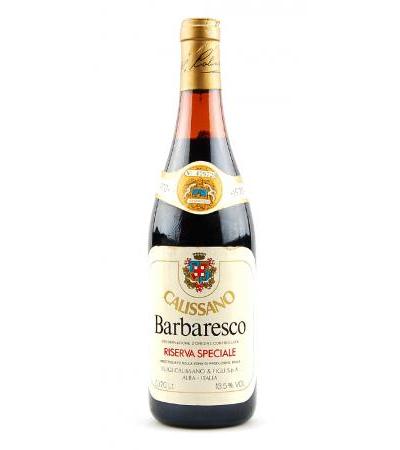 Wein 1970 Barbaresco Calissano Riserva Speciale