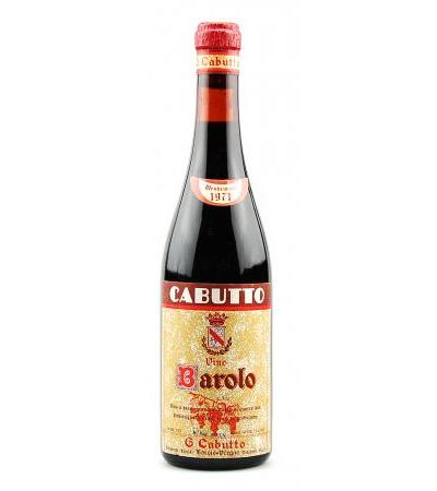 Wein 1971 Barolo Cabutto