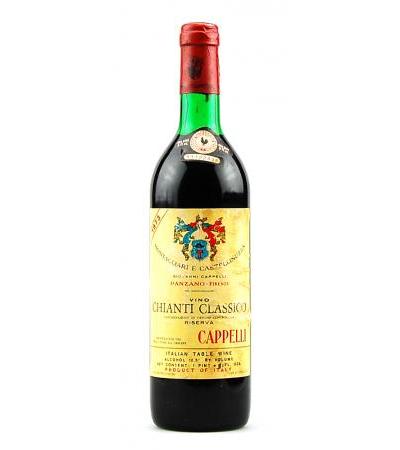 Wein 1973 Chianti Classico Riserva Montagliari Cappelli