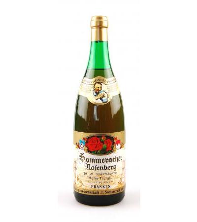 Wein 1973 Sommeracher Rosenberg Müller-Thurgau