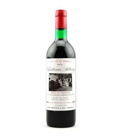 Wein 1975 Chateau Pitray Grand Vin de Bordeaux