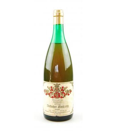 Wein 1975 Volkacher Kirchberg Silvaner