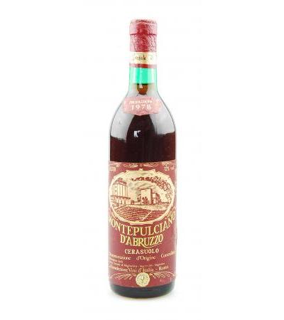 Wein 1978 Montepulciano d´Abruzzo Cerasuolo