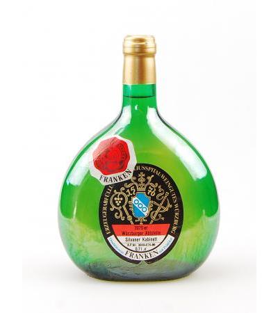 Wein 1979 Würzburger Abtsleite Julius Spital Silvaner