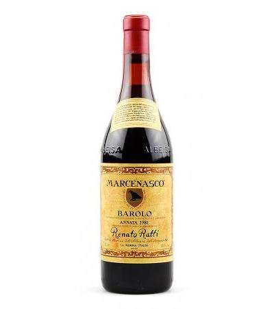 Wein 1981 Barolo Marcenasco Renato Ratti