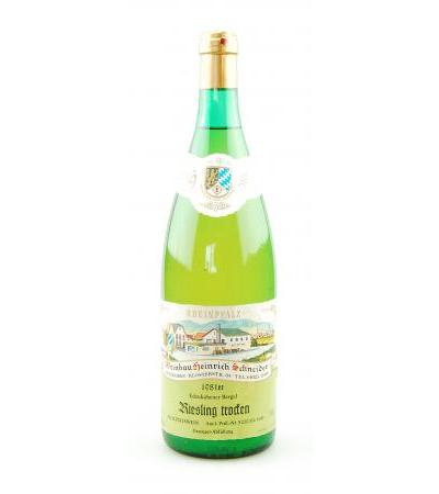 Wein 1981 Edenkobener Bergel Riesling trocken