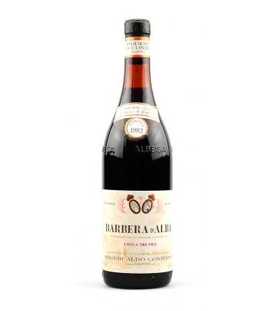 Wein 1982 Barbera d-Alba Conca tre Pile Conterno