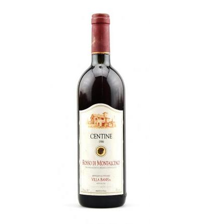 Wein 1986 Rosso di Montalcino Villa Banfi Centine