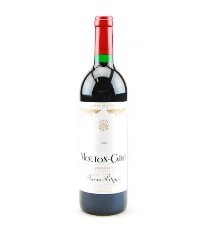 Wein 1989 Mouton-Cadet Baron Philippe de Rothschild