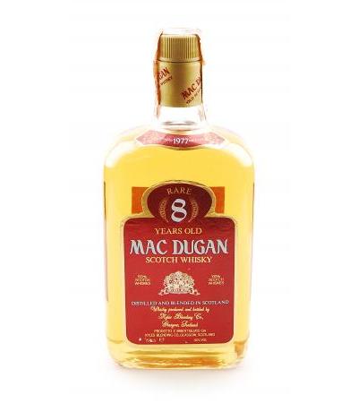 Whisky 1977 Mac Dugan Rare 8 Years Blended Scotch