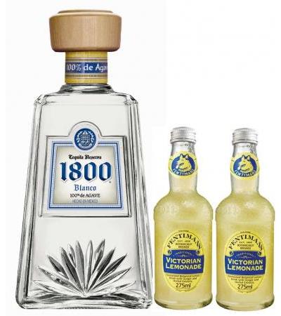 1800 Tequila Blanco von Jose Cuervo 0,7l mit 2 Fentimans Victorian Lemonade gratis