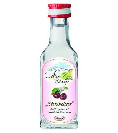 Alpenschnaps Steinbeisser Kirsche ohne Hut 2cl