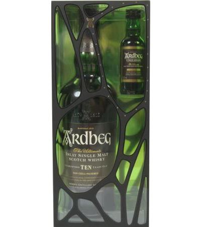 Ardbeg Whisky 10 Jahre 0,7l mit Miniatur Uigeadail