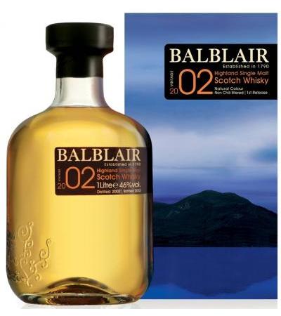 Balblair Whisky Vintage 2002 0,7l