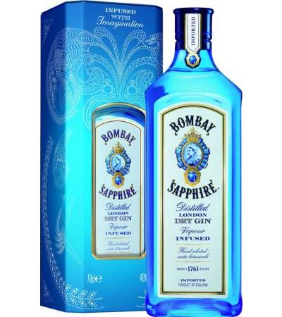 Bombay Sapphire Gin 0.7l in Geschenkpackung