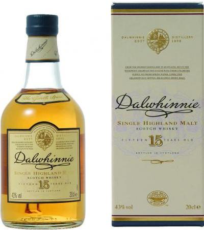 Dalwhinnie Whisky 15 Jahre 0,2l
