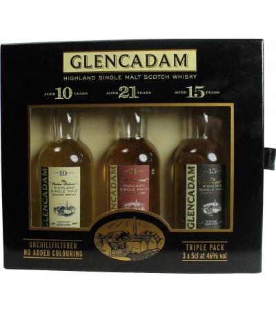 Glencadam Whisky Triple Pack 3 x 5cl