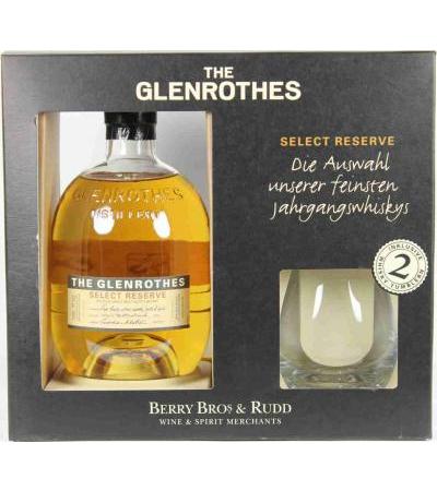 Glenrothes Whisky Select Reserve mit 2 Tumblern 0,7l