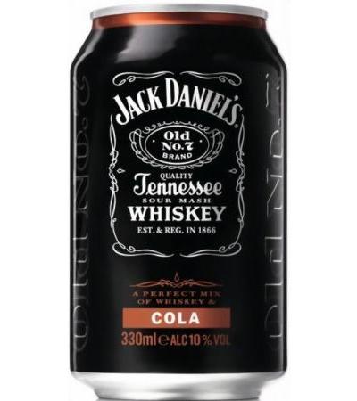 Jack Daniels & Cola Longdrink 0,33l Dose