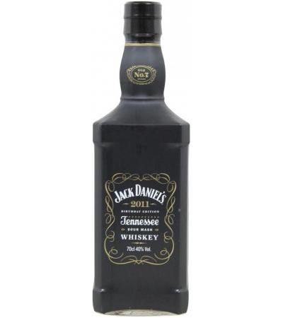 Jack Daniels Whiskey 2011 Birthday Edition Flasche