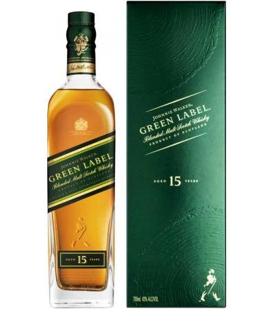 Johnnie Walker Whisky Green Label 15 Jahre 0,7l