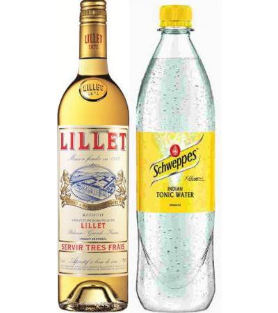 Lillet Blanc mit Schweppes Tonic