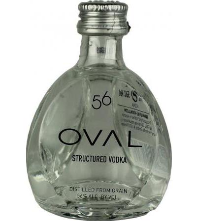 Oval 56 Vodka Structured Mini 5cl