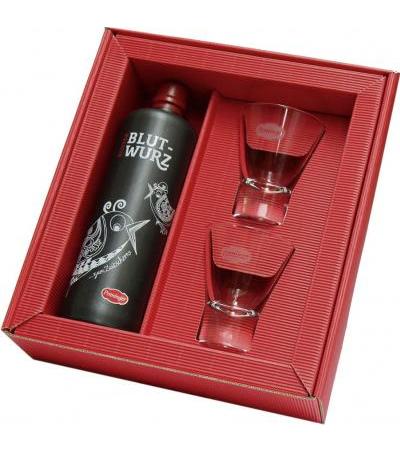 Penninger Blutwurz in Geschenkverpackung mit 2 Gläsern