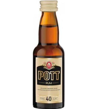 Pott Übersee Rum 40 % 4cl Mini