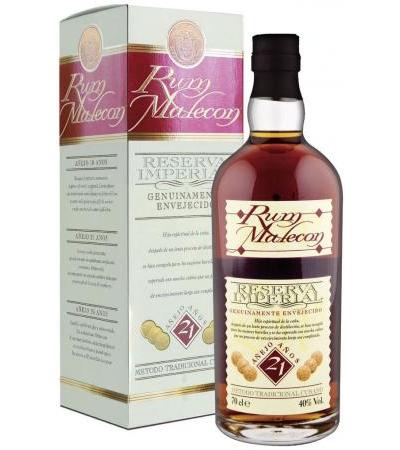 Ron Malecon 21 Jahre in Geschenkverpackung