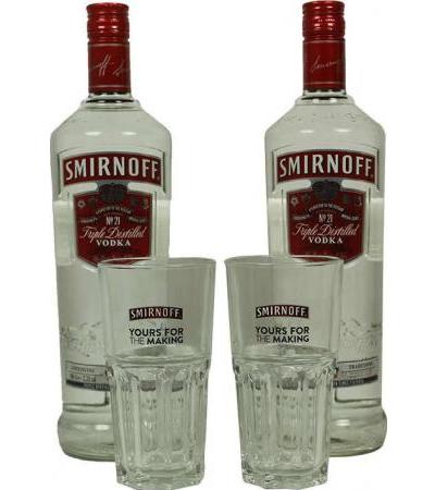 Smirnoff Red Label Gläser Set