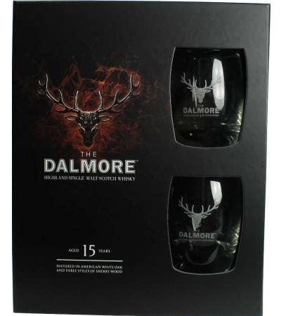 The Dalmore Whisky 15 Jahre 0,7l mit 2 Tumblern